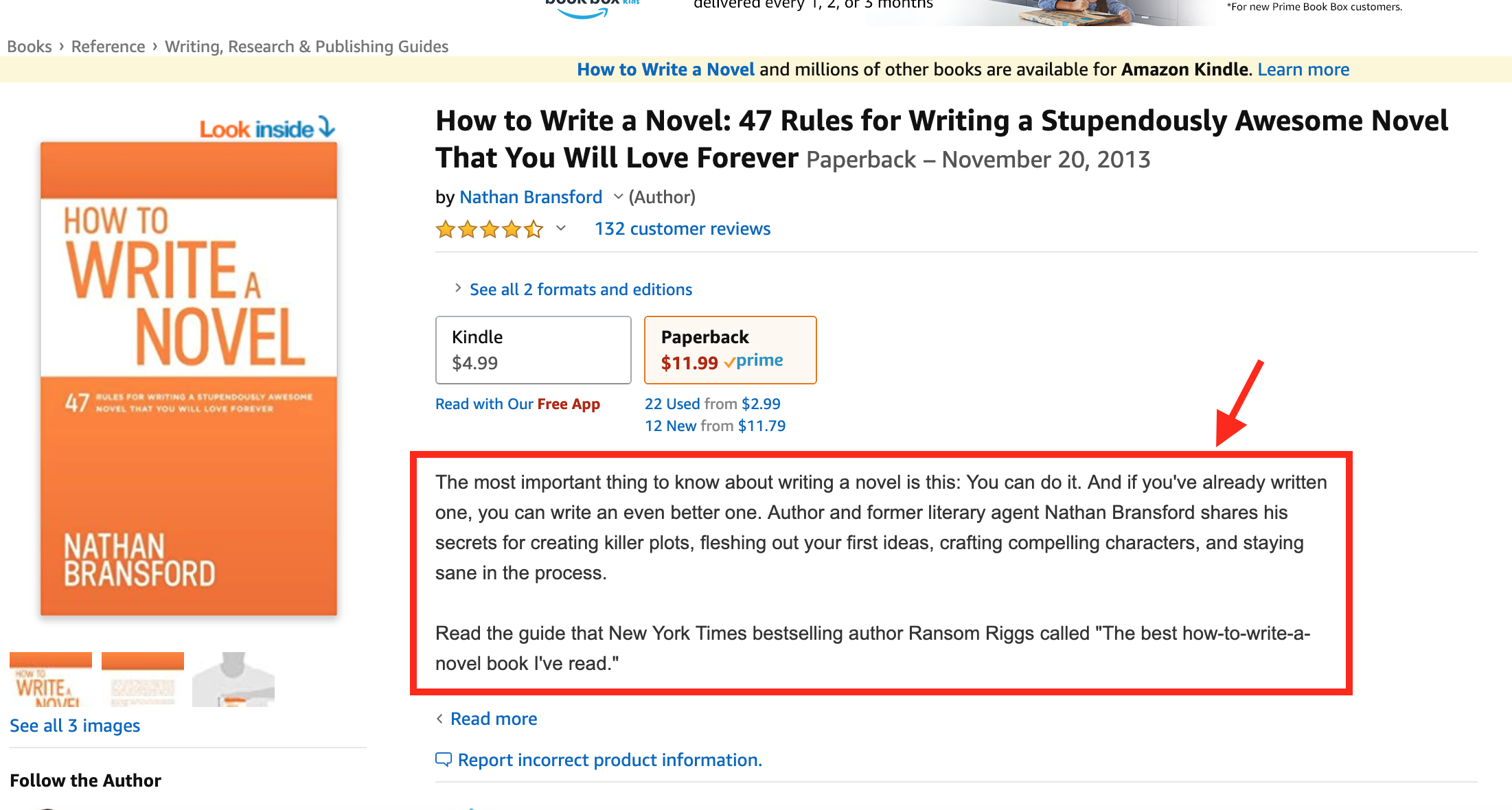 How to write good jacket copy - Nathan Bransford | Writing, Book Editing
