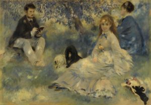 A painting of a family by August Renoir to accompany the post "5 tips fo writing for children"